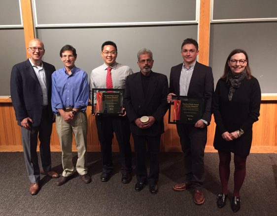 Former postdoc Dan Bose receives a Kaushal Family Award at @PennGenetics Congrats!!
