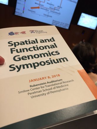 Excellent Spatial and Functional Genomics Symposium!